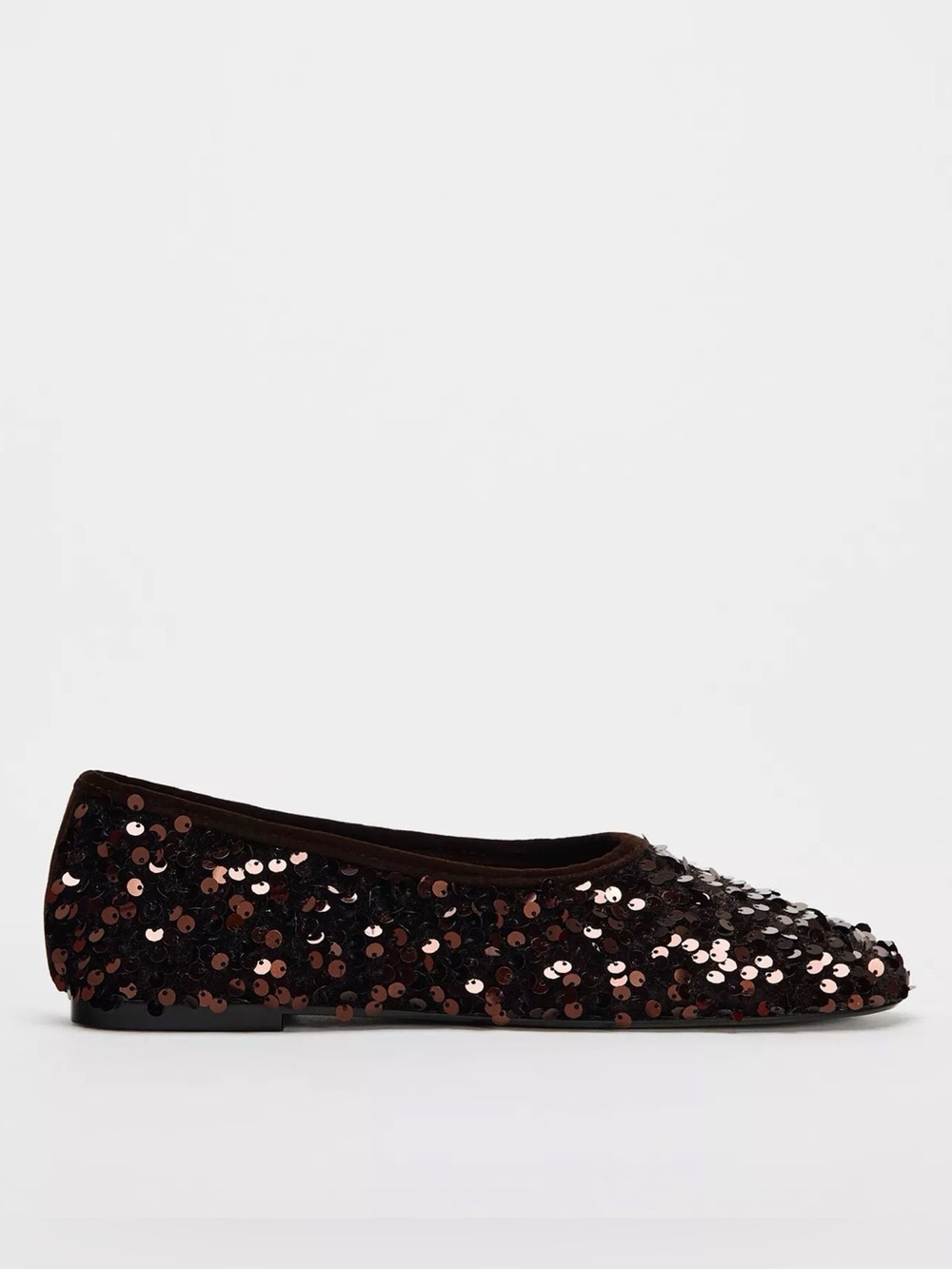 ZARA Sequin Ballet Flats